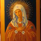 Un'icona in cui � raffigurata la Madonna